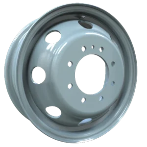 Envy Wheels – Dually Steel Wheel – Grey – 16″x6″ 130mm – All weather Wheels – NX45460